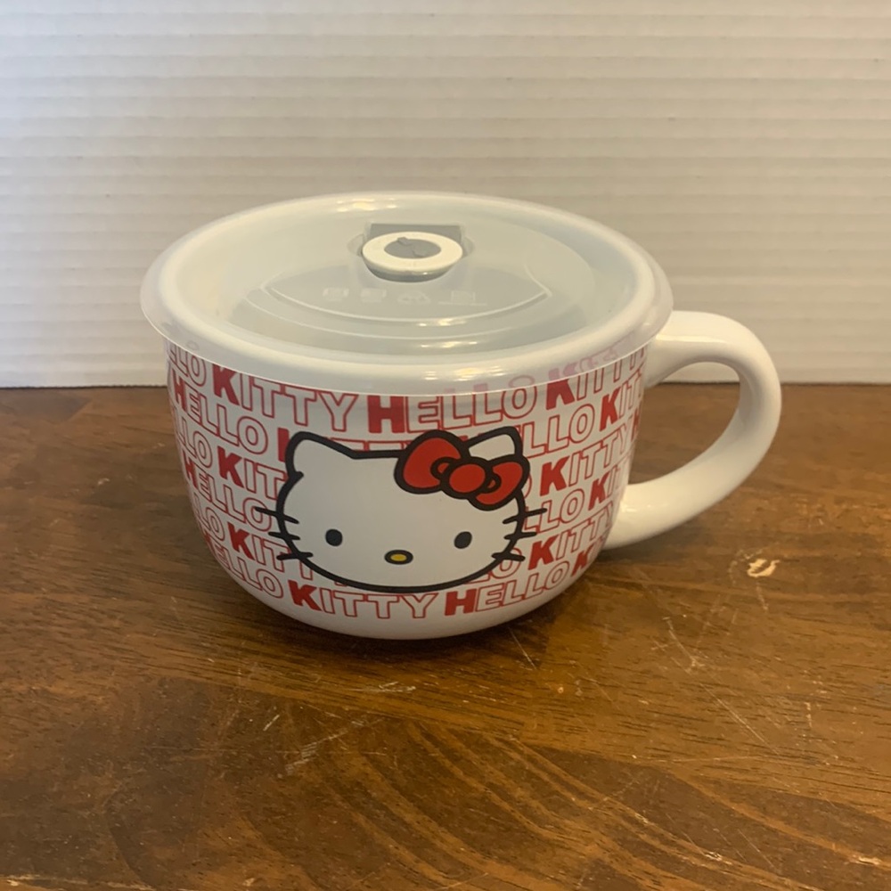 hello kitty soup mug